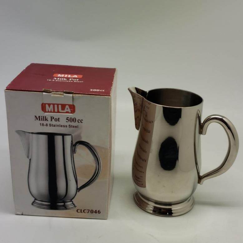 MILA宫廷拉花杯钢杯拉花杯500cc奶泡壶拉花缸茶壶不锈钢宫廷壶