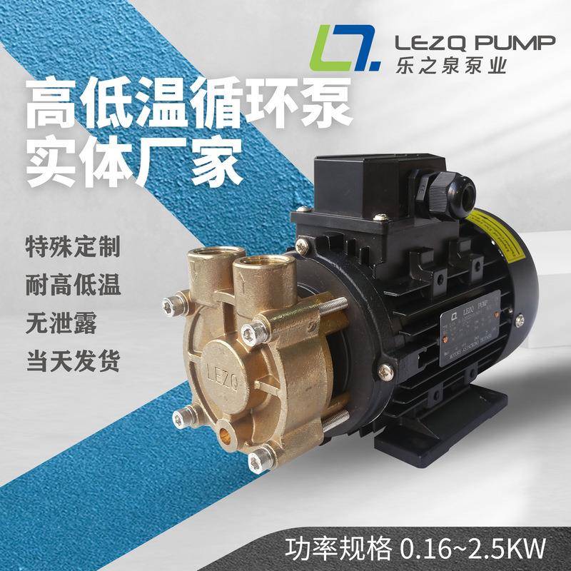 LEZQ热水泵小流量微型高低温试验仪器热水循环泵卧式不锈钢热水泵