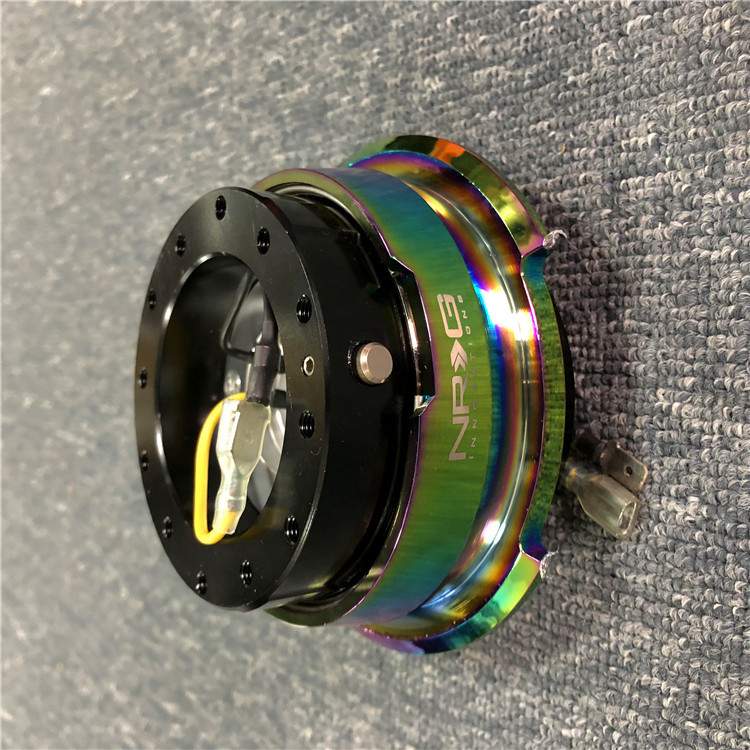 方向盘垫高器竞技改装快拆防盗NRG方向盘快拆器赛车钛合金防盗