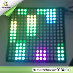 led高清像素屏WS2812b幻彩像素屏全彩显示屏灯条屏SMD5050灯珠