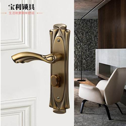 供应室内卧室房门锁卫生间实木单舌门锁家用静音机械门锁具