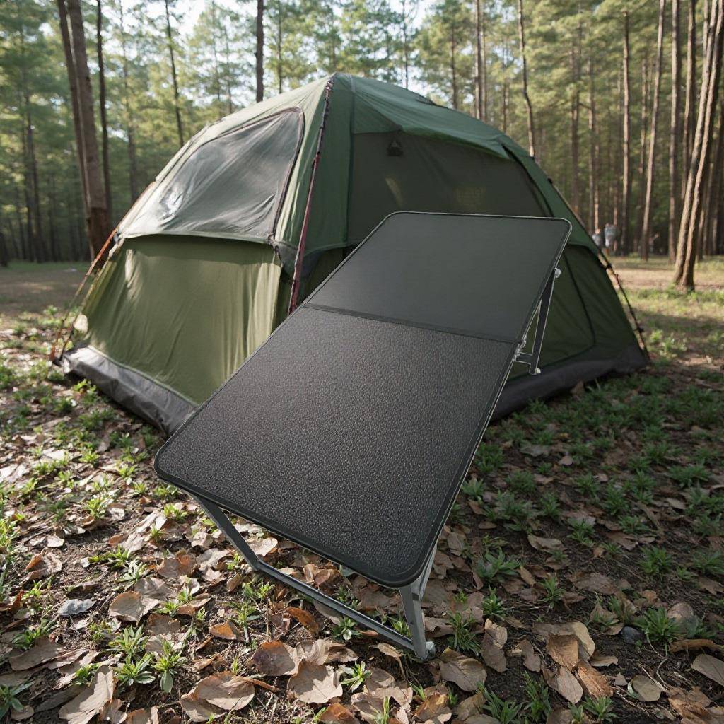 便携式折叠太阳能桌单面太阳能板65w20v塑料表面不易碎超材料用