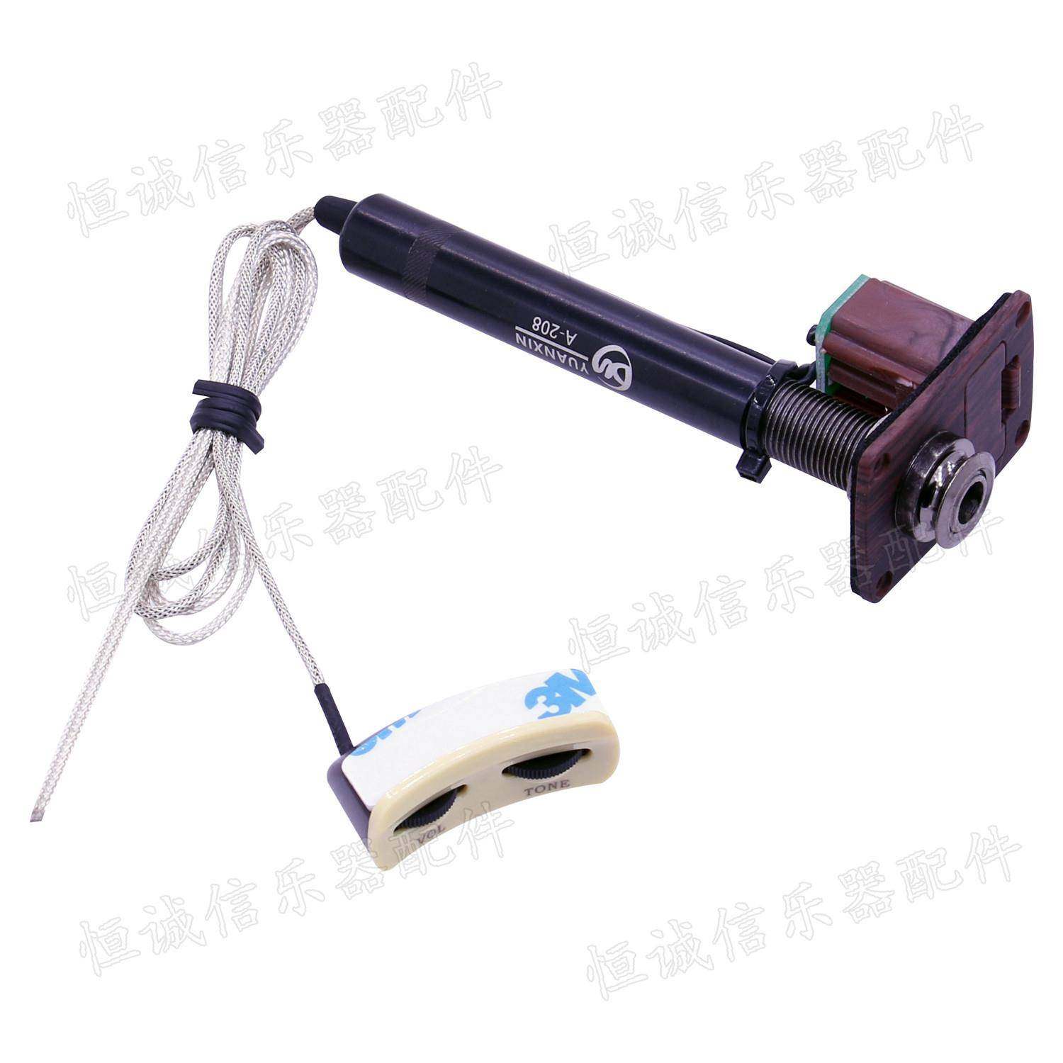 木吉他拾音器好音色EQ均衡器音孔尾钉笔管拾音器A-208