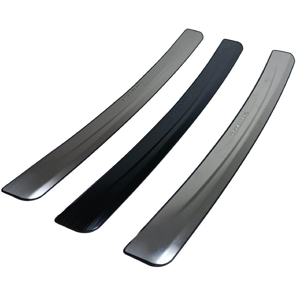 适用于普锐斯PRIUS30系40系50系后护板不锈钢后尾箱行李防擦板