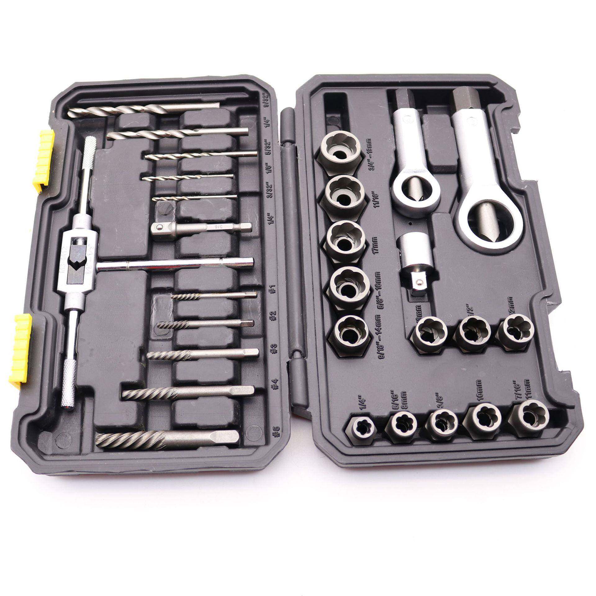 28件套反牙套筒螺母取出器螺丝螺帽取出器断头螺丝拆除工具组套