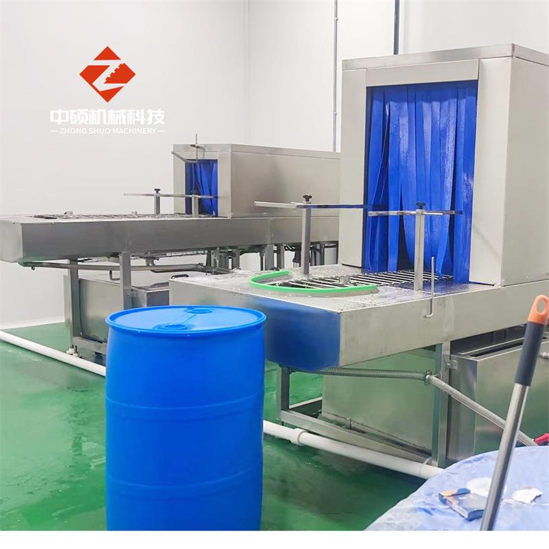 200升废液桶洗桶机50L塑料桶刷桶机工业周转化工桶清洗机