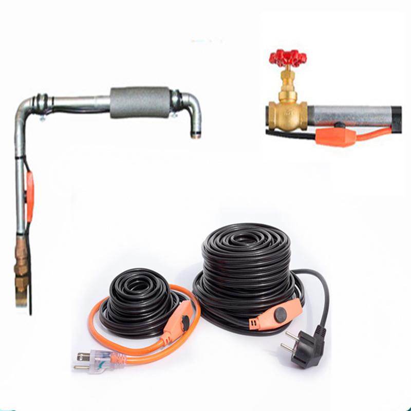 12ft24ft40ft户外用PVC水管加热电缆水管防冻加热电缆