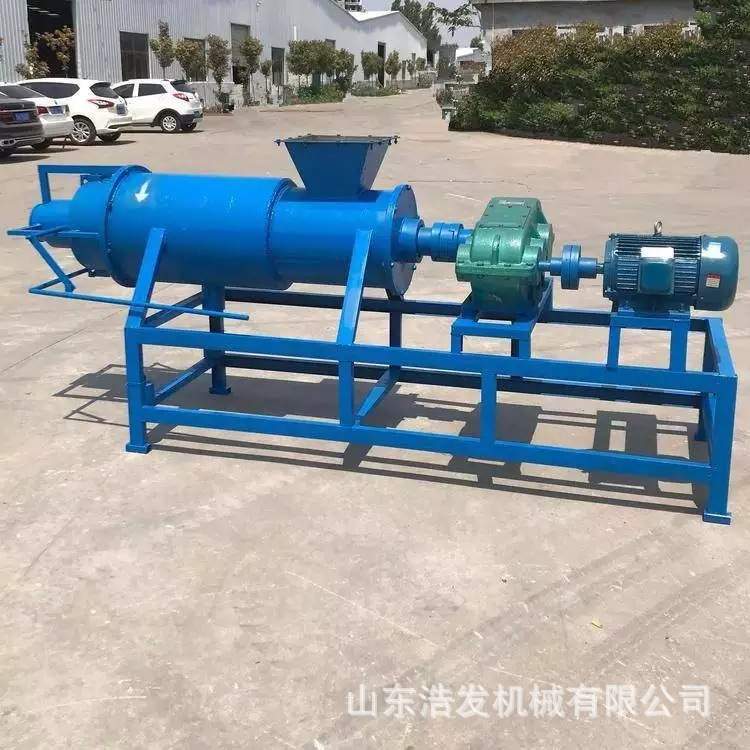 养猪场污粪处理挤干机自吸上料泔水纸浆固液脱水机螺旋渣液分离机