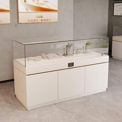 博物馆展柜瓷器精品木质展示柜古董珠宝首饰玻璃柜台产品展览柜台