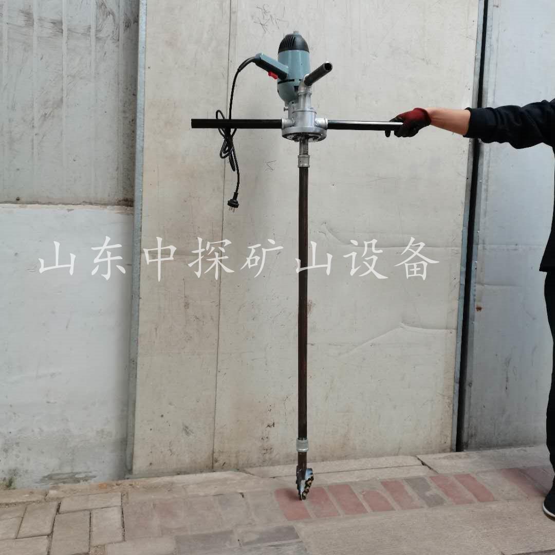 小型手电钻打井机家用两相电钻井机设备手持钻井配件钻杆钻头