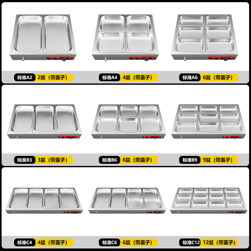 亿迪豪快餐保温小碗菜熟食加热菜