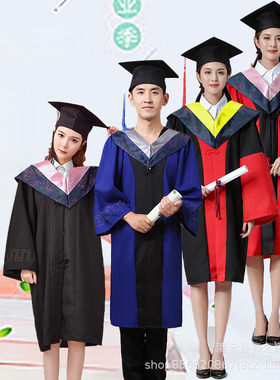 学士服大学生毕业礼服学院风硕士