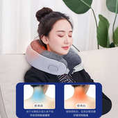 自动充气按摩枕颈椎按摩仪便携式 揉捏充电热敷仿真人手肩颈按摩枕