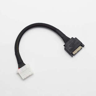 SATA转大4P转接线 电源连接线 公头15P转IDE 串口转并口4D 铜芯线