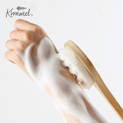 KRRAMEL猫爪软毛洗澡刷后背不伤肤沐浴刷搓澡搓背浴刷身体神器