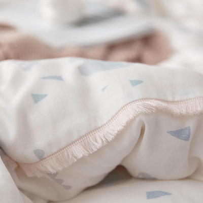 A类卡通儿童全棉双层纱四件套纯棉男孩柔软1.2三件套定做被套床笠