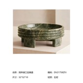 软装 陶瓷花器高端大平层博古架家居饰品客厅茶几花器书房书柜摆件