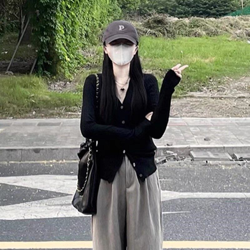 修身显瘦长袖针织开衫外套女春秋冬大码胖妹妹V领收腰上衣打底衫,女装/女士精品,毛针织衫,淘宝优惠券,粉丝福利购,淘宝优惠卷