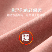 修身 加绒加厚内搭裤 卫 秋冬女士双面绒保暖裤 德绒自发热高腰内搭裤