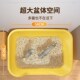 巨大猫砂盆超大号加高防外溅全开放式 半封闭缅因猫沙盆特大猫屎盆