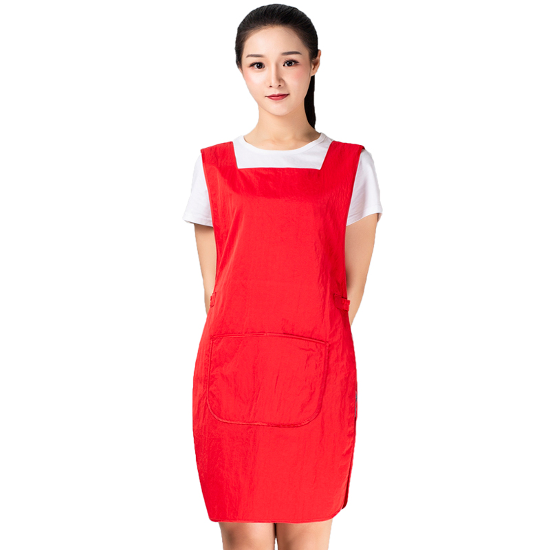 理发围裙工作服家用厨房 发型师发廊专用围布防水防油咖啡烘焙店