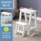 新品 实木梯子家用折叠多功能三步梯室内简易楼梯登高凳踏步台阶梯