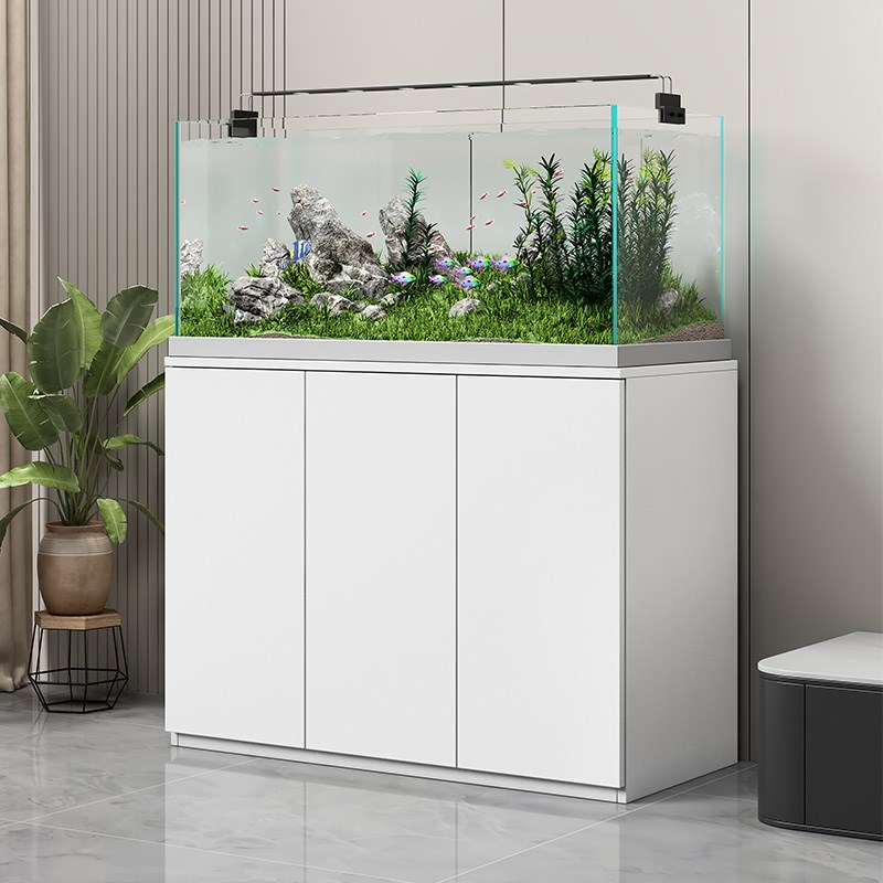 鱼缸底柜客厅小型简易家用水族馆底滤柜定制柜子承重放置柜鱼缸架