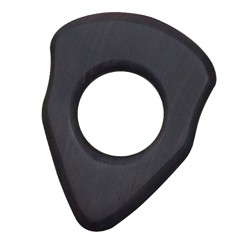 黑檀木质戒指点穴棒足底穴位推拿按摩神器牛角指环足疗小号工具