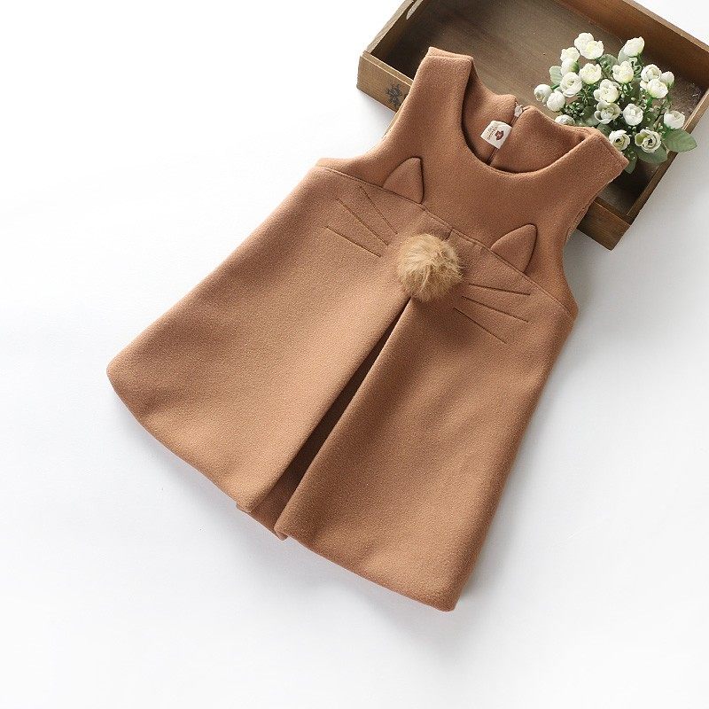 女童毛呢背心裙2021秋冬儿童女孩气质修身无袖连衣裙子冬装呢子裙,童装/婴儿装/亲子装,连衣裙,淘宝优惠券,粉丝福利购,淘宝优惠卷