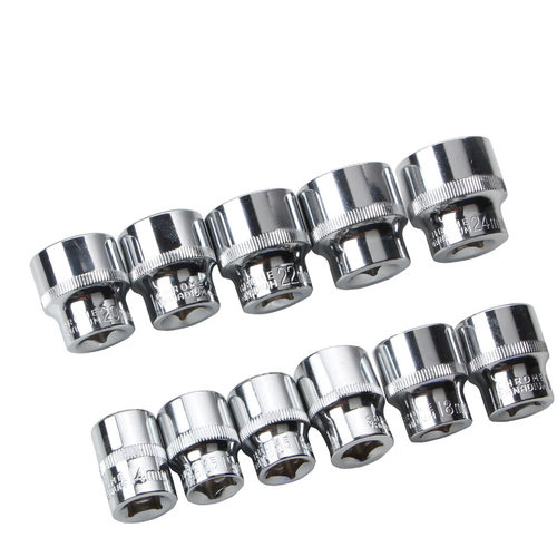 公制3/8六角套筒 10mm6角套筒头套管中飞套筒扳手工具汽修套筒