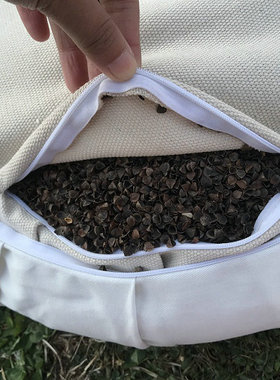 meditation荞麦壳冥想垫瑜伽南瓜打坐垫可拆洗手提荞麦垫禅修蒲团