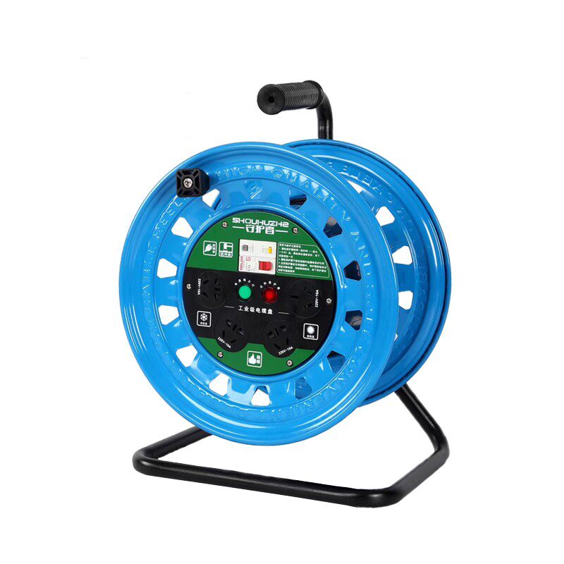 守护者T33016移动电缆盘线盘电源盘接线板卷线盘220V16A国标插座