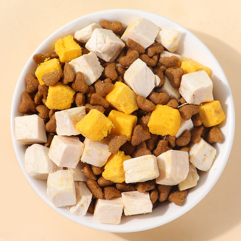 哦宝贝三拼全价狗粮鸡肉蛋黄冻干幼犬成犬狗食通用型泰迪柯基金毛