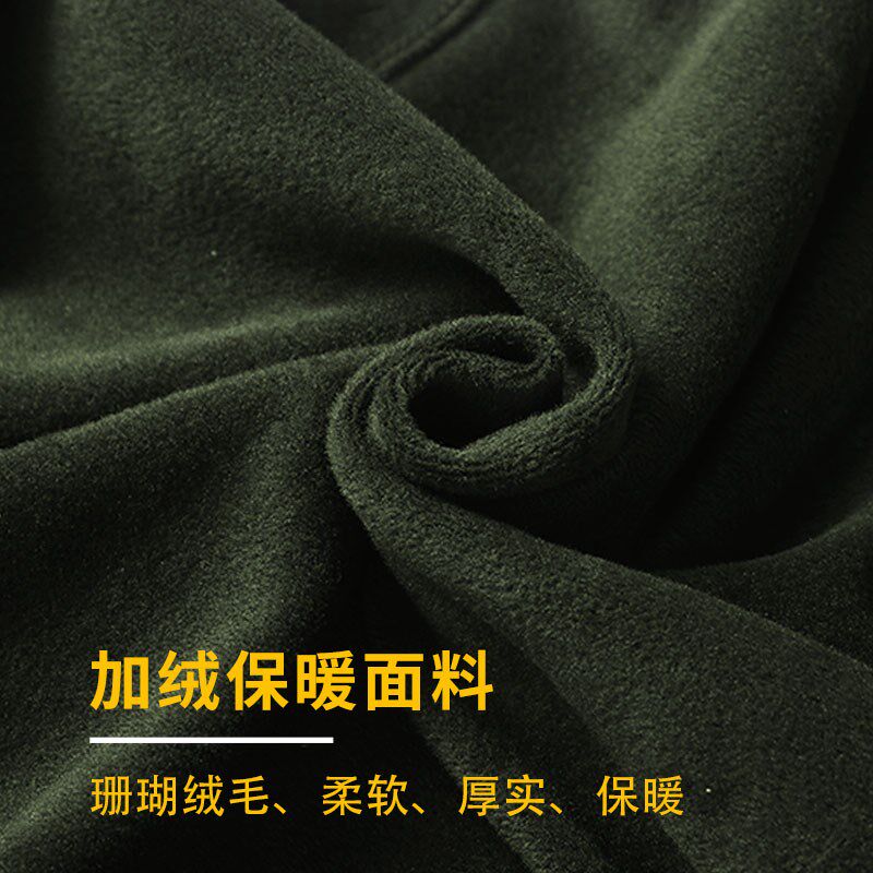 冬季加绒工作服套装男纯棉防烫焊工服耐磨劳保服防寒保暖工装外套