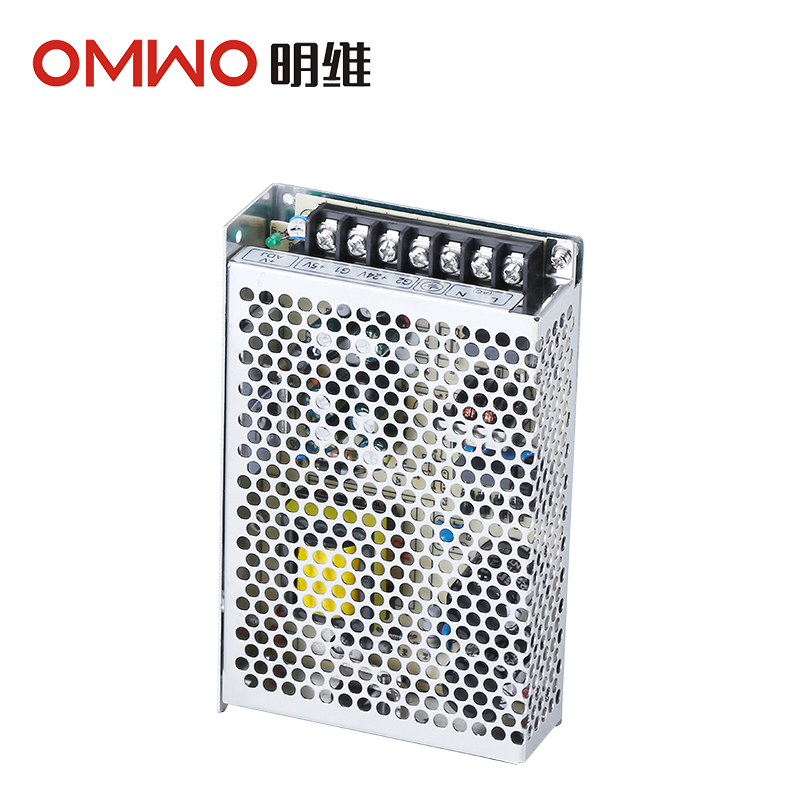 NED-75B 5V5.0A24V2.0A双组输出明维工业控制直流开关电源供应器