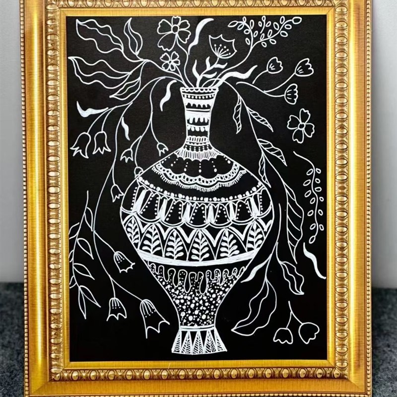 相框印刷儿童美术绘画卡纸古装饰画纸加厚空白裱卡纸画室专用