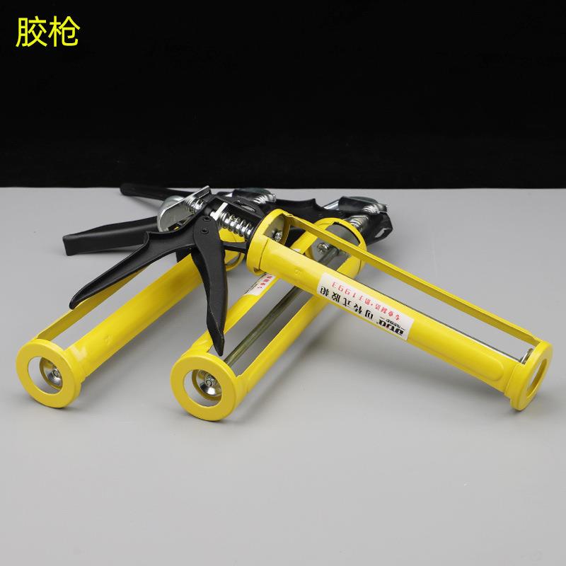 厂家 旋转胶枪 玻璃软胶堵缝省力打胶枪 美缝工具压胶 挤胶枪