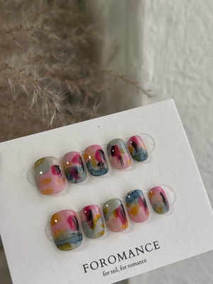 Foromance.【樱落雾屿】樱粉坠入青灰雾屿 短方圆适合扁甲