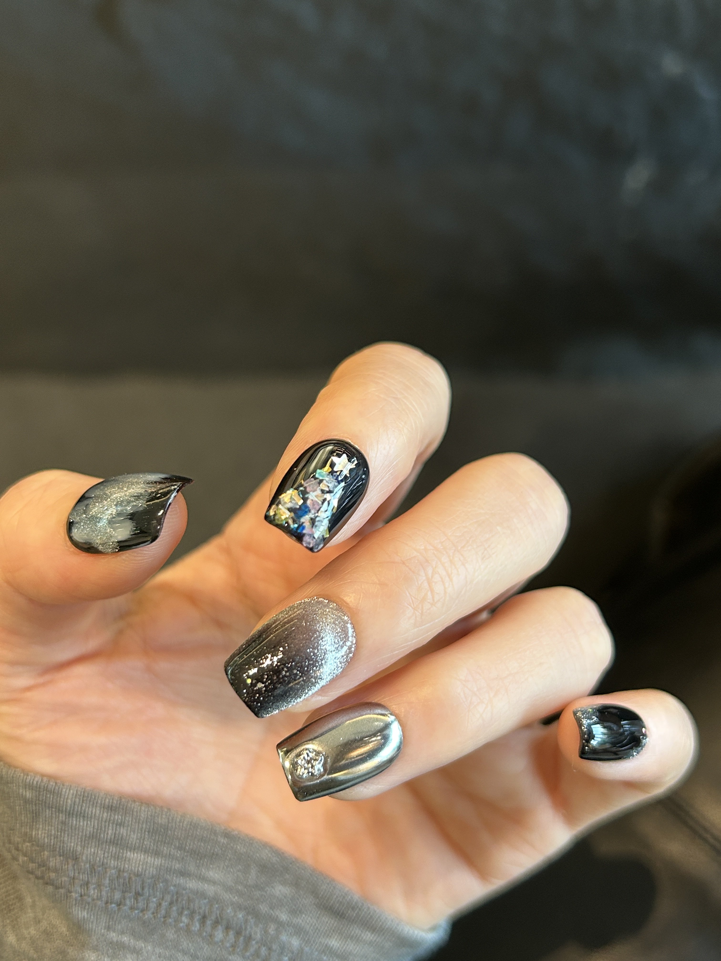 Foromance.【圣诞85折专享】【星芒星愿树】黑银猫眼 彩色圣诞树