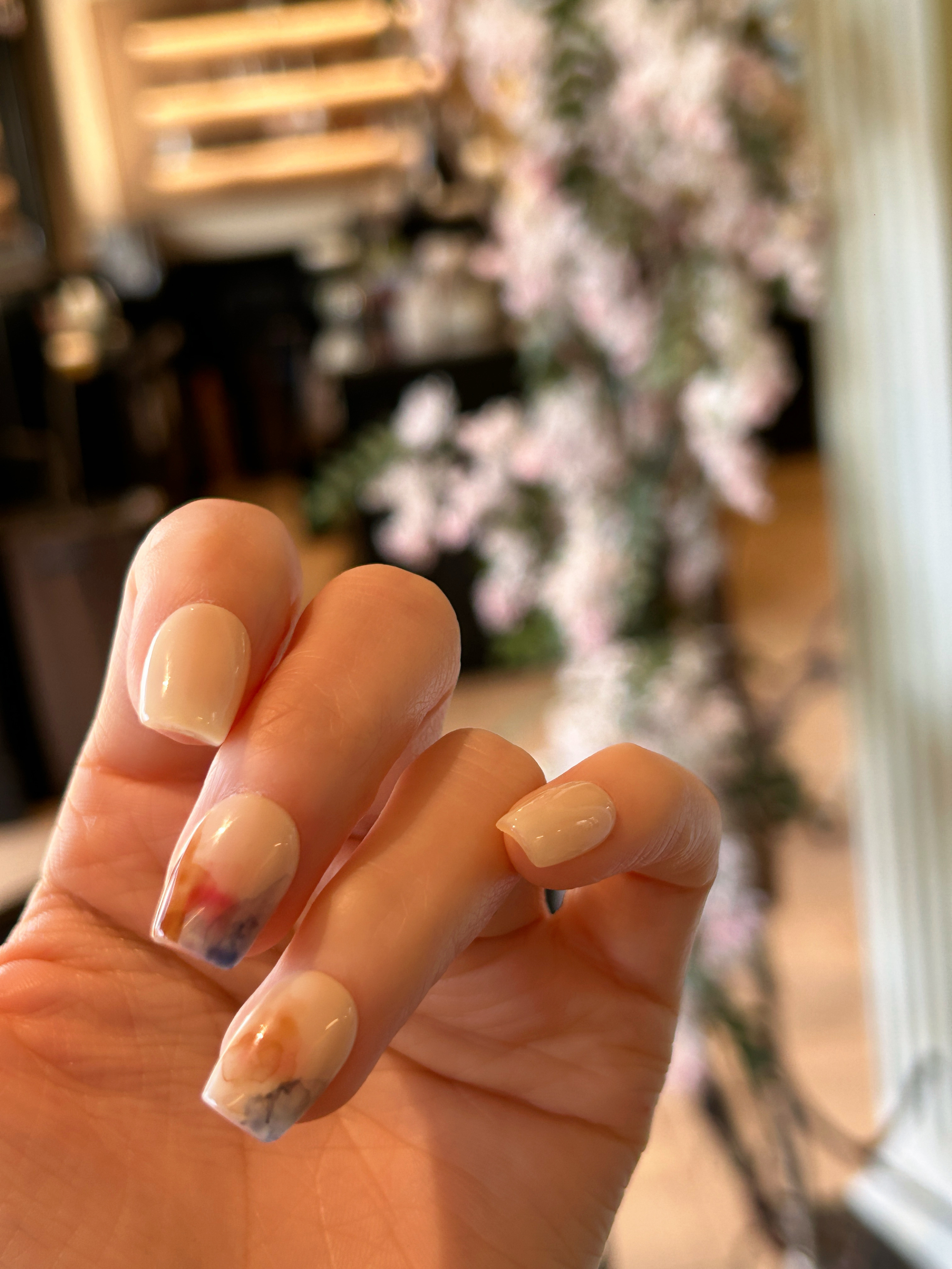 Foromance.【柔黄奶瓷】芝士黄 搭配浅淡水墨晕染 短方穿戴甲,彩妆/香水/美妆工具,穿戴甲/甲片,淘宝优惠券,粉丝福利购,淘宝优惠卷