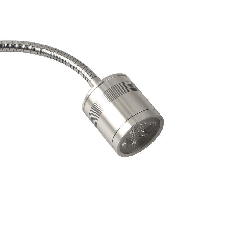 九家 led机床工作灯5W 220V 机床灯 微型机床金属软管灯 螺丝固定