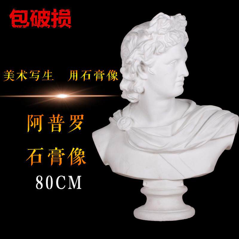 勃兰特石膏像人物石膏头像阿普罗胸像阿波罗胸像写生教具美术用品 - 实物图