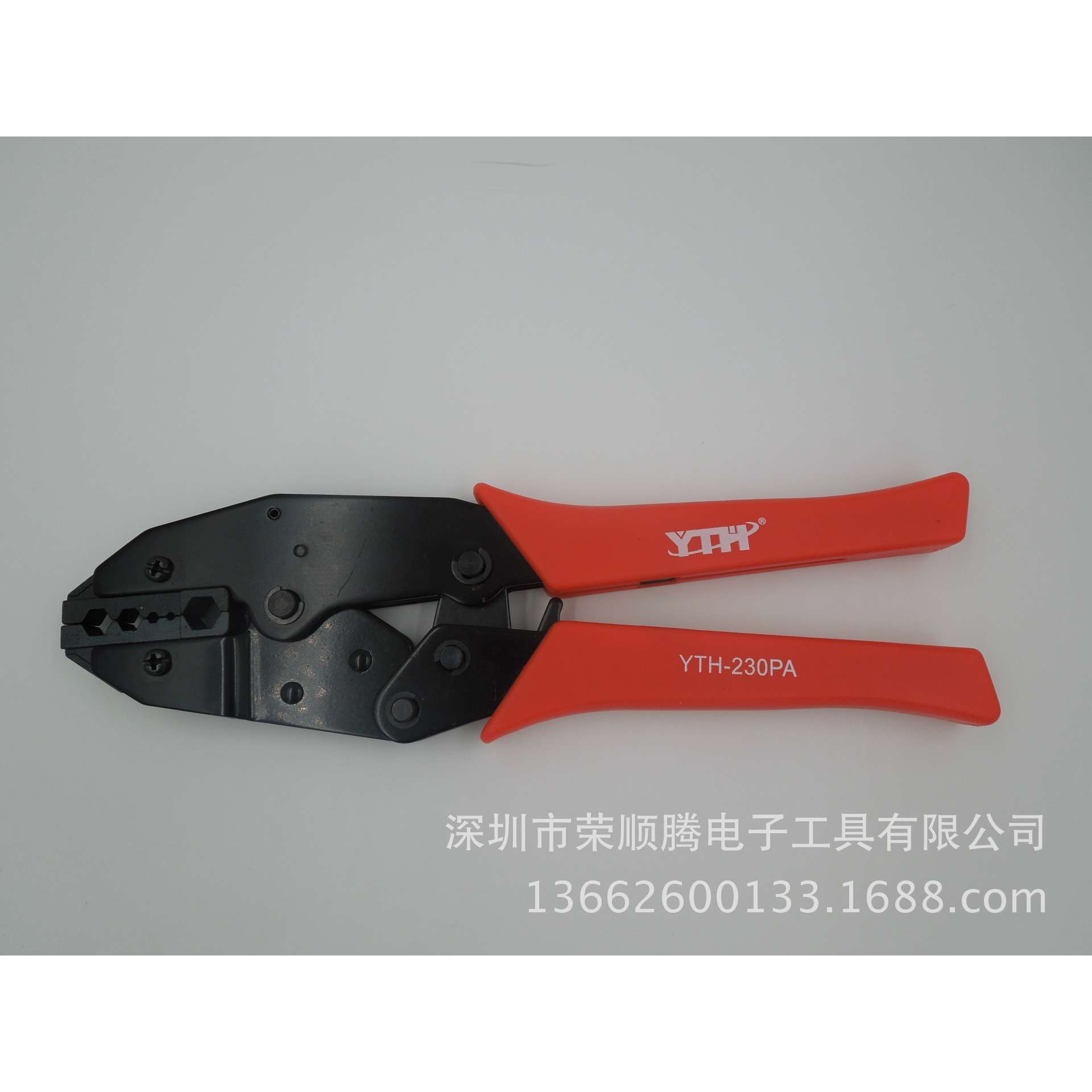 YTH-230PA bnc/q9头冷压钳RG6 RG11压接钳压线钳 F头棘轮端子钳