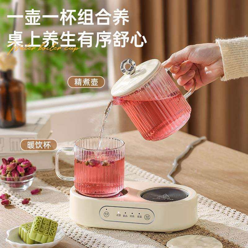 养生壶烧水壶煮茶恒温多功能煮茶器电热杯煮暖奶蒸煮汤面粥电炖杯