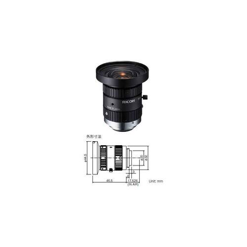 原装理光工业镜头FL-HC0514-2M焦距5mm光圈1.4～16C口视觉检测