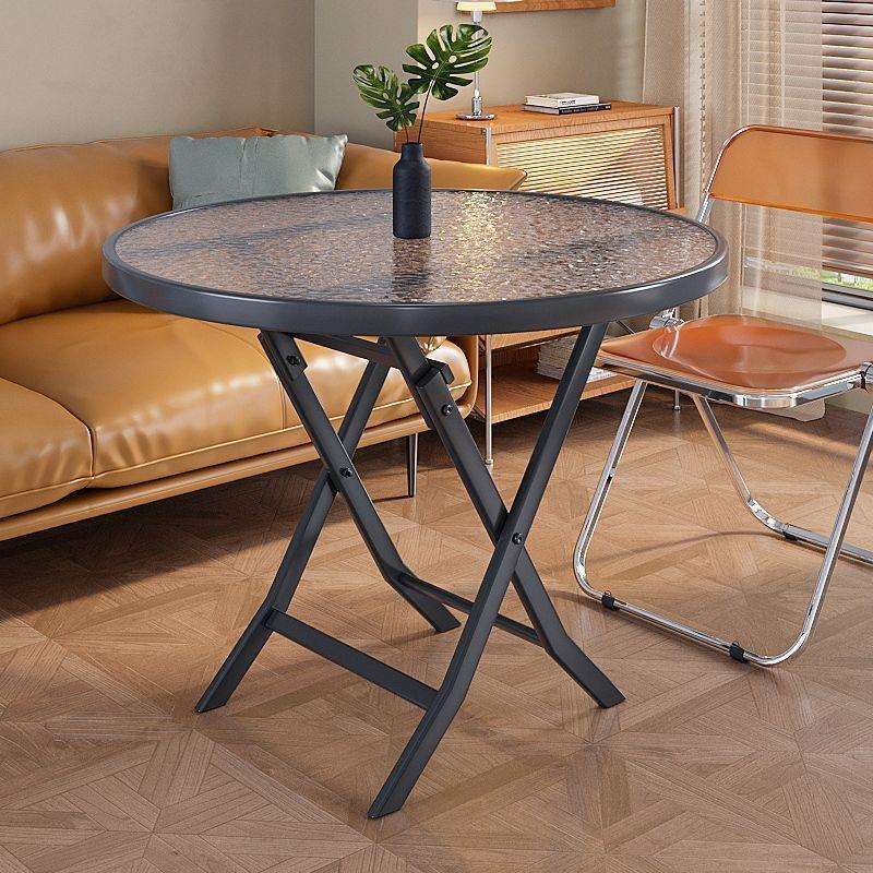 折叠桌子家用小户型长方形餐桌多功能便携简易户外出租屋摆摊圆桌