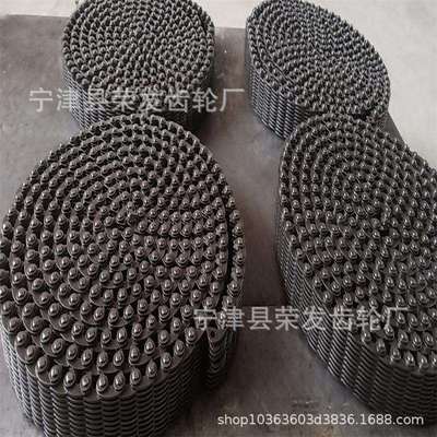 CL12节距19.05毫米内导23片无声齿形链条及配套链轮链板链式