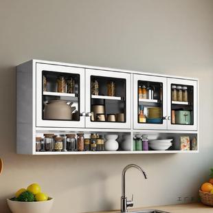 不锈钢厨房吊柜壁柜墙壁柜卫生间阳台挂墙式置物柜储柜上墙收纳柜