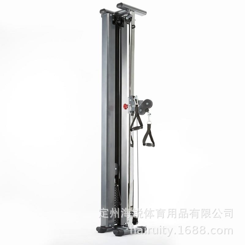 靠墙单边小飞鸟龙门架多功能综合训练器高低拉壁挂式力量健身器材