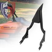 适用哈雷大滑翔路王改装 16寸尖型黑色可拆卸后座靠背后靠垫靠椅